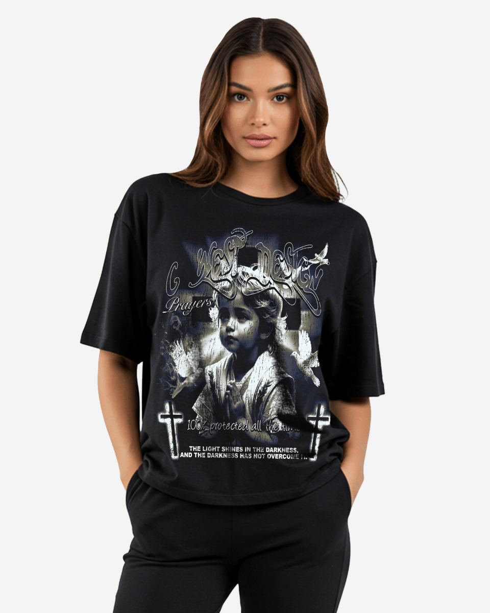G West Connected All The Time Premium Oversized Tee - WOMEN - G West