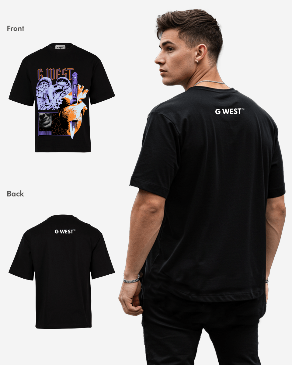 G WEST Cut to the core oversized tee GWROJMT36 - G West