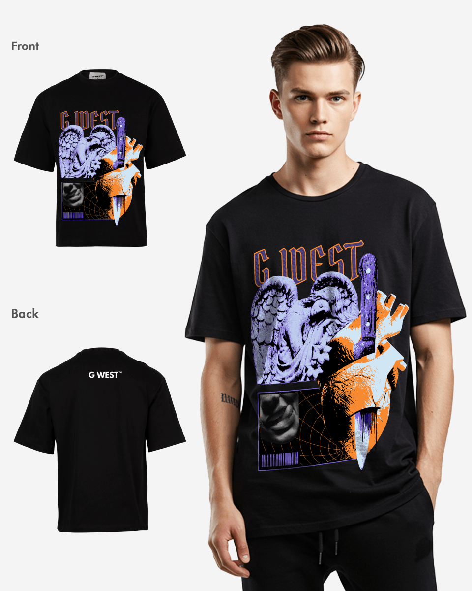 G WEST Cut to the core oversized tee GWROJMT36 - G West