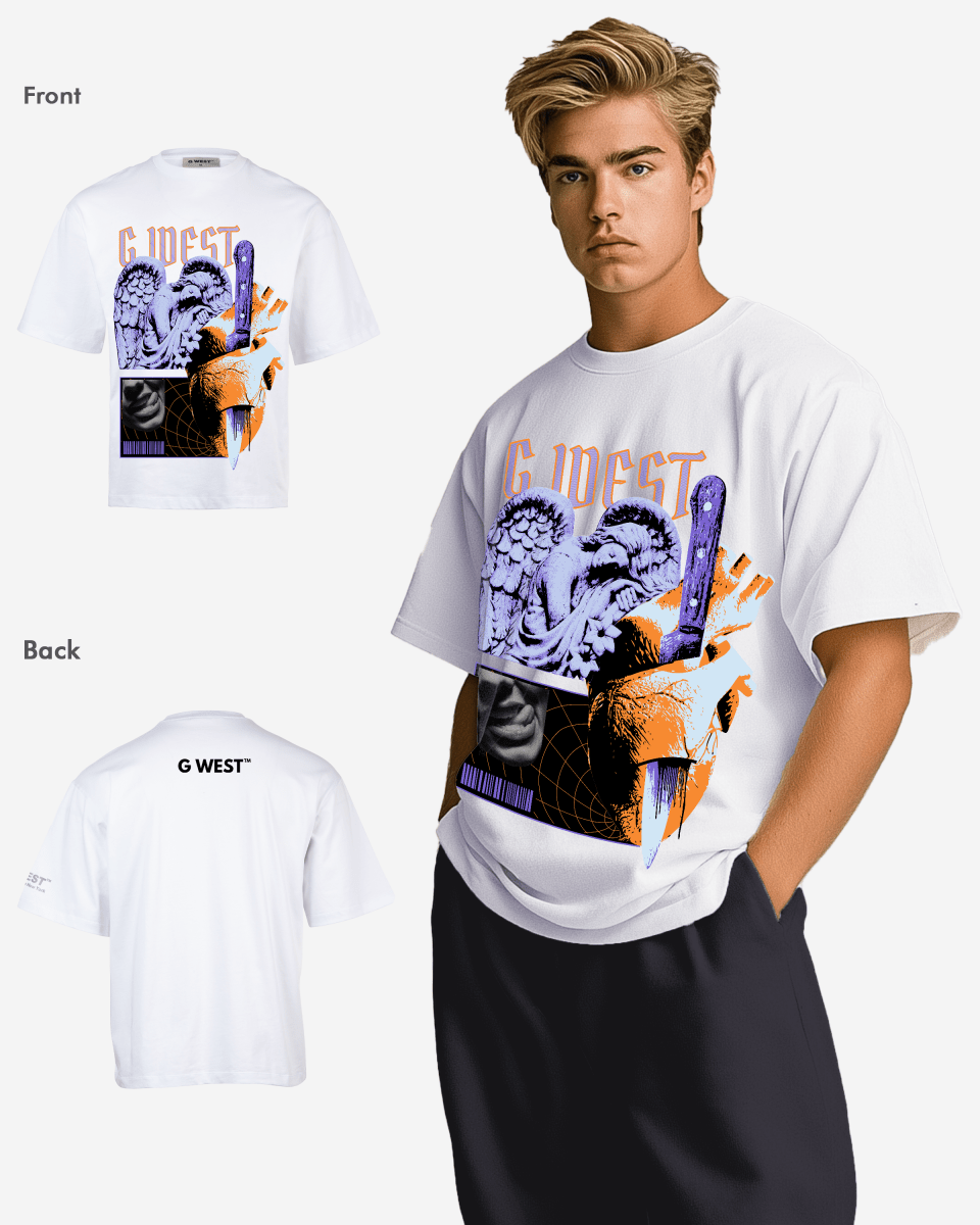 G WEST Cut to the core oversized tee GWROJMT36 - G West