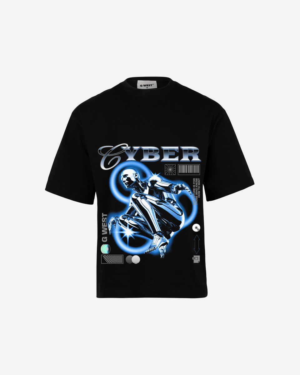 G - WEST CYBER OVERSIZED TEE GWROJMT157 - G West