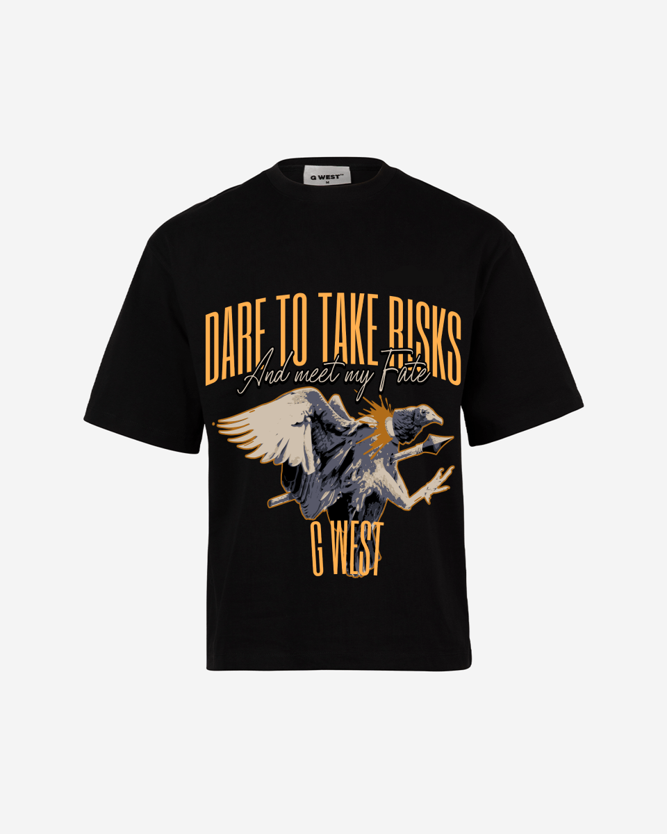G - WEST Dare To Take Bisks Oversized Tee - GWROJMT10 - G West