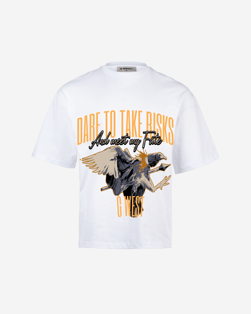 G - WEST Dare To Take Bisks Oversized Tee - GWROJMT10 - G West