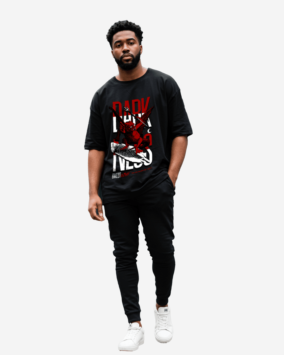 G West Darkness Awaits Oversized Unisex T-Shirt - G West