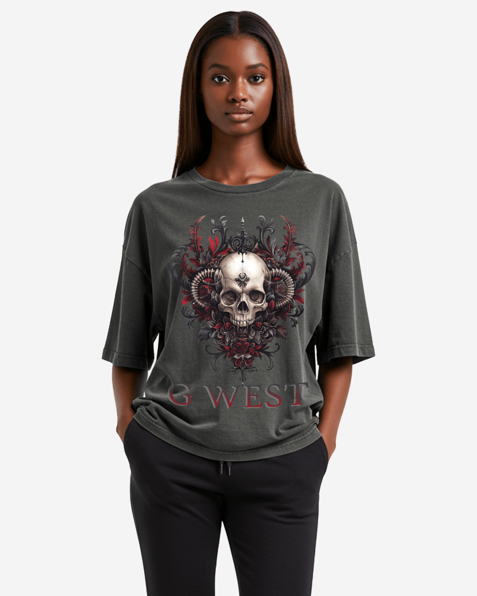 G West Dead Devil Oversized Tee - WOMEN - G West