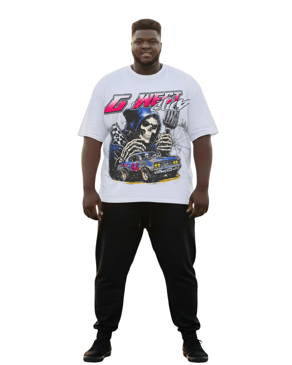 G West Death Drift Big And Tall Oversized T-Shirt - G West