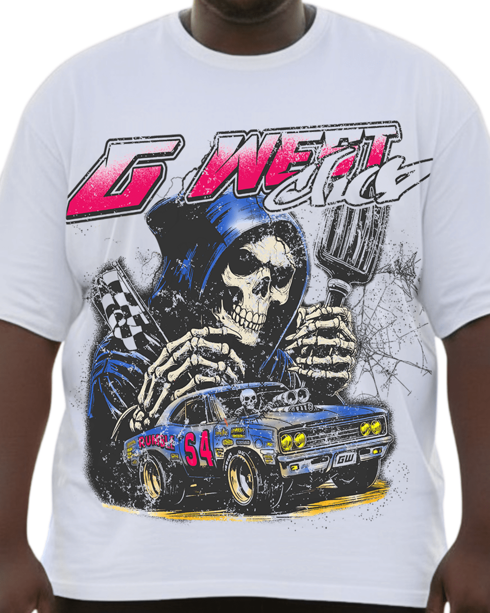 G West Death Drift Big And Tall Oversized T-Shirt - G West