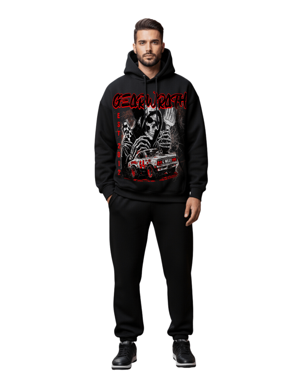 G West Death Drift Oversized Men's Hoodie - G West