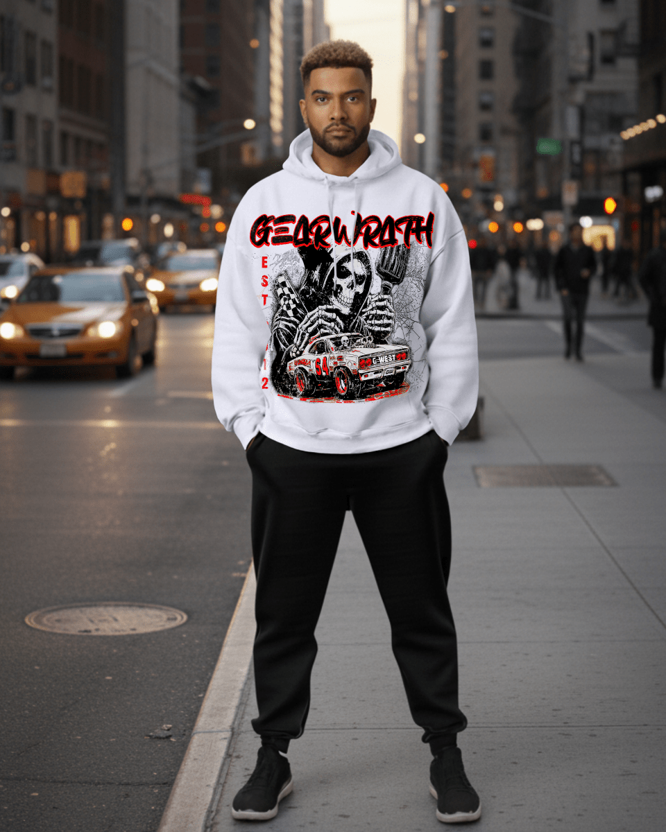 G West Death Drift Oversized Men's Hoodie - G West