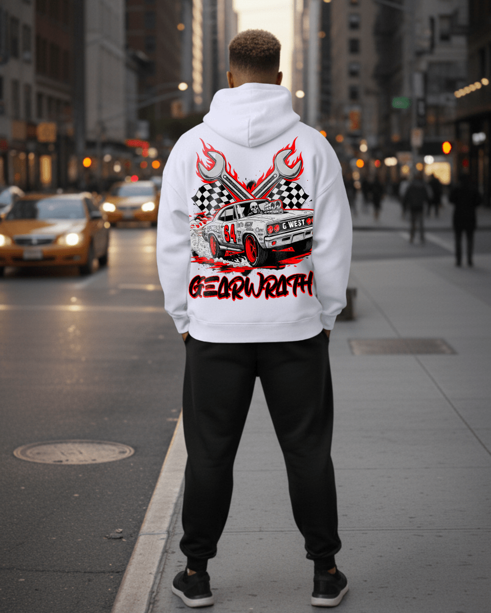 G West Death Drift Oversized Men's Hoodie - G West