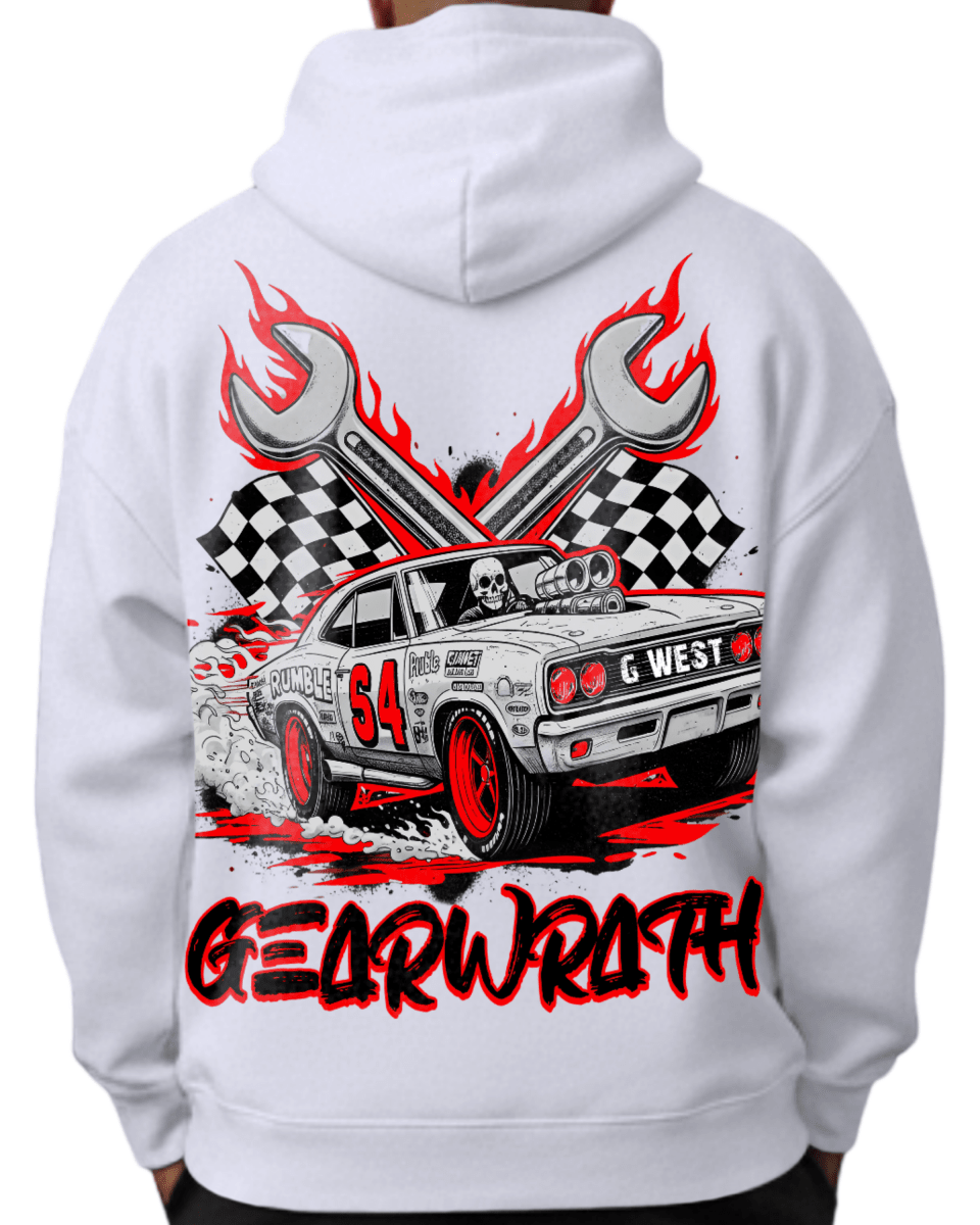 G West Death Drift Oversized Men's Hoodie - G West
