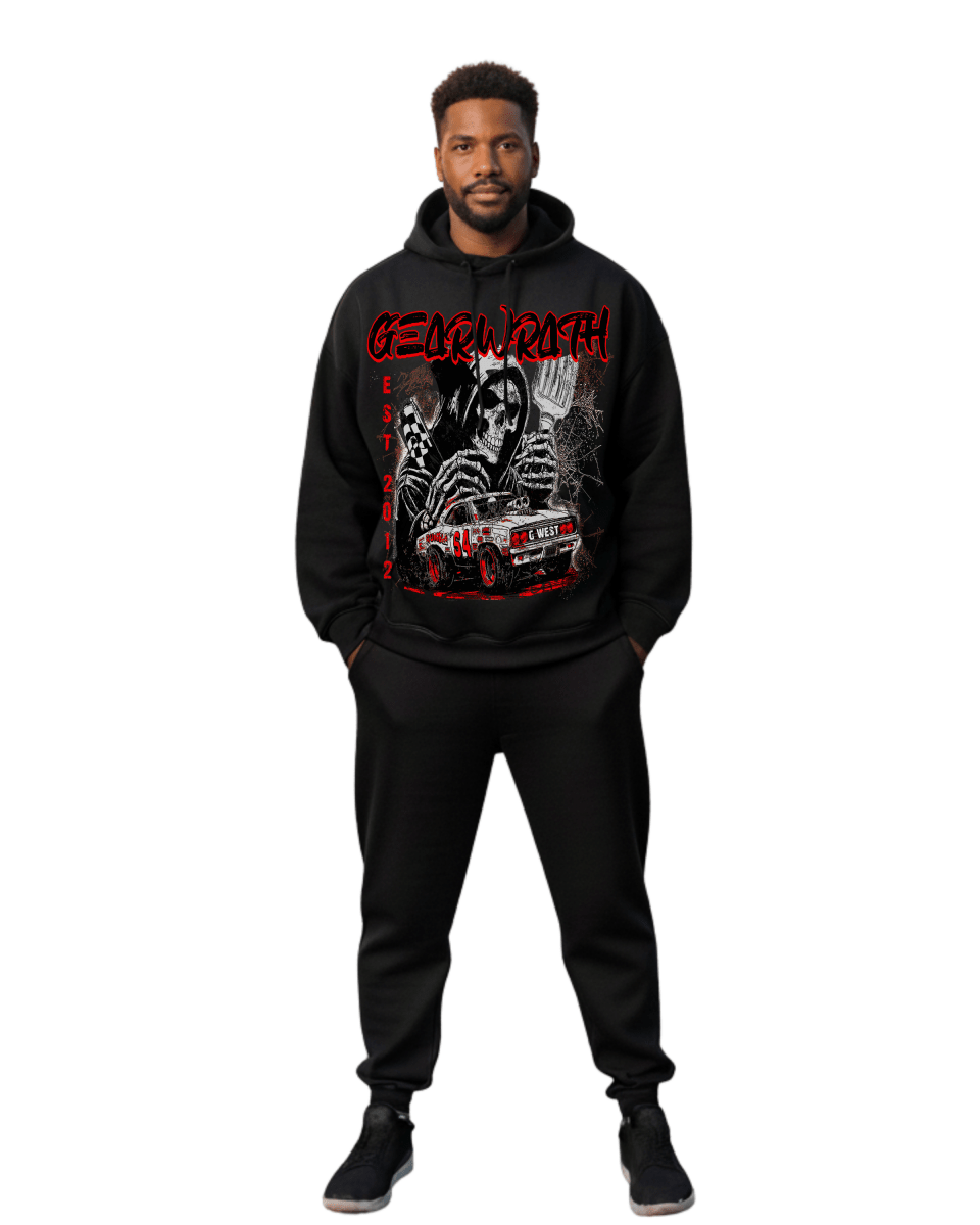 G West Death Drift Oversized Men's Hoodie - G West