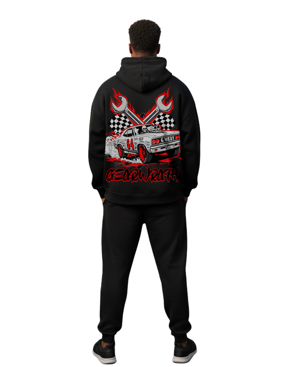 G West Death Drift Oversized Men's Hoodie - G West
