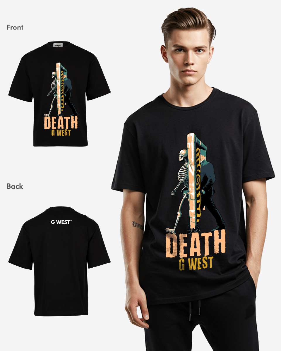 G - WEST DEATH OVERSIZED TEE GWROJMT53 - G West