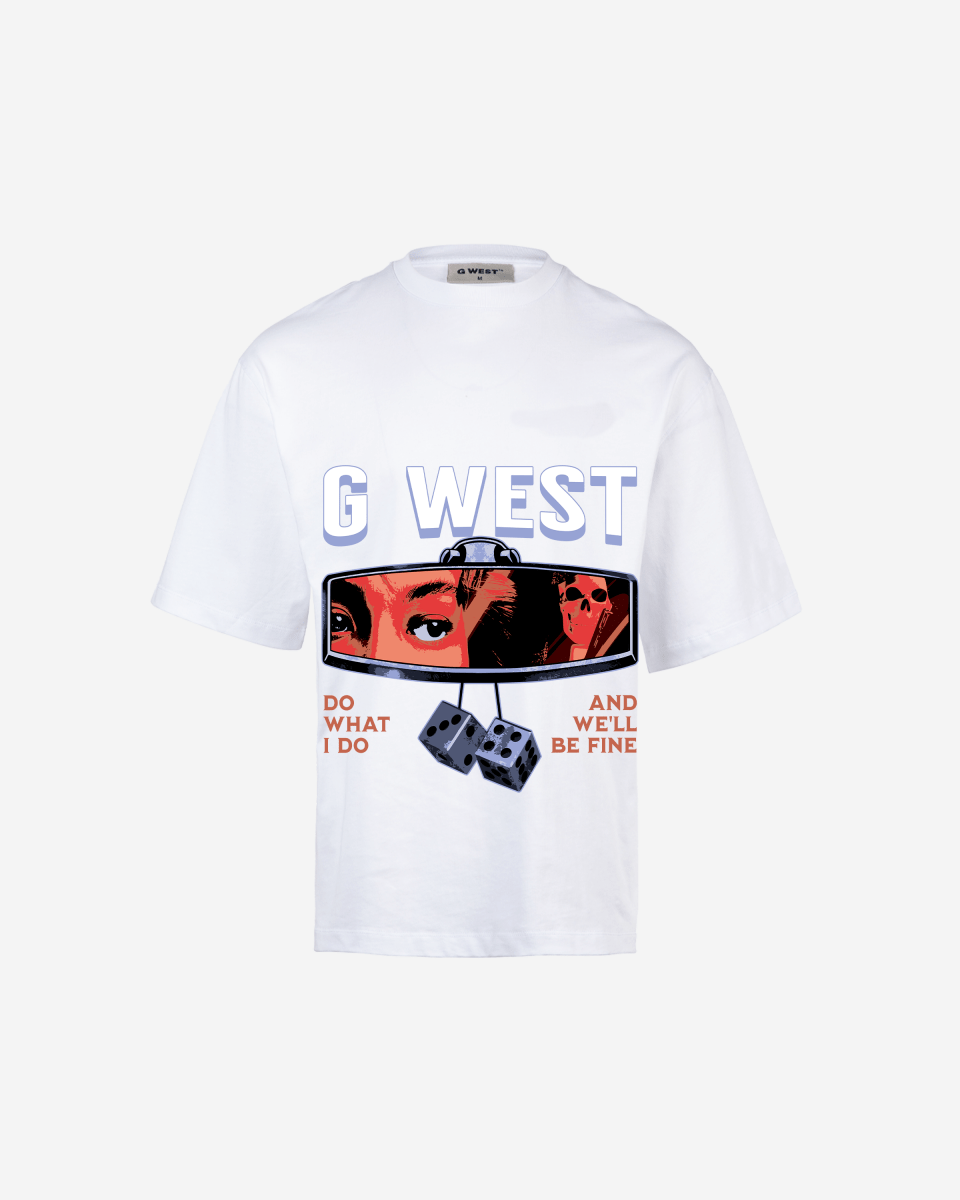 G - WEST DO WHAT I DO OVERSIZED TEE GWROJMT58 - G West