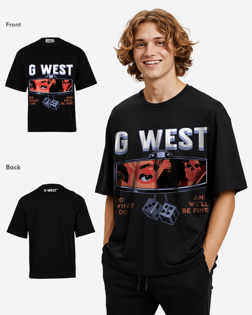 G - WEST DO WHAT I DO OVERSIZED TEE GWROJMT58 - G West
