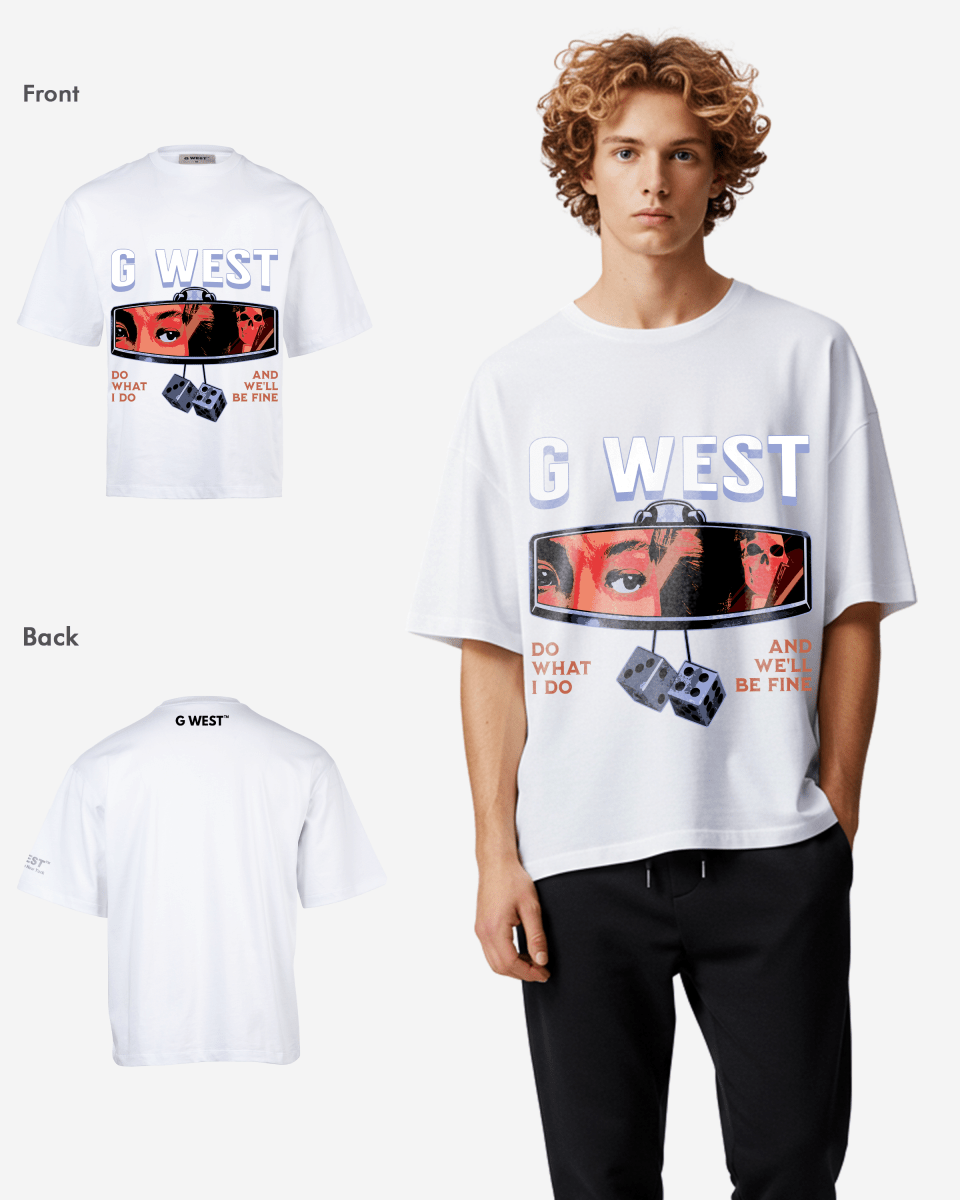 G - WEST DO WHAT I DO OVERSIZED TEE GWROJMT58 - G West