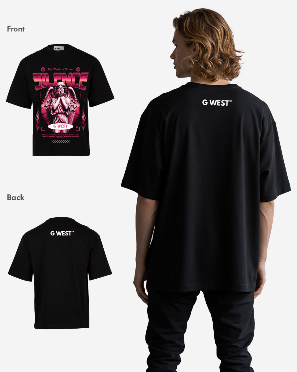G - WEST ECHOES OF SILENCE OVERSIZED TEE GWROJMT193 - G West