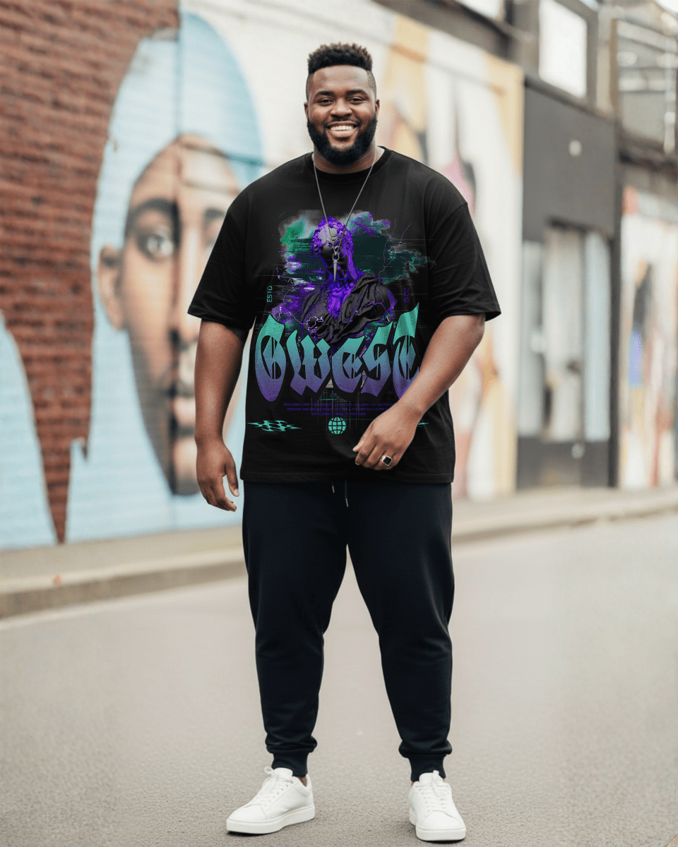 G West Electric Myth Big And Tall Oversized T-Shirt - G West