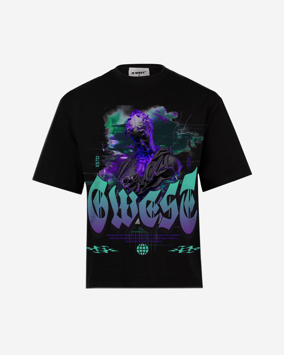 G West Electric Myth Big And Tall Oversized T-Shirt - G West