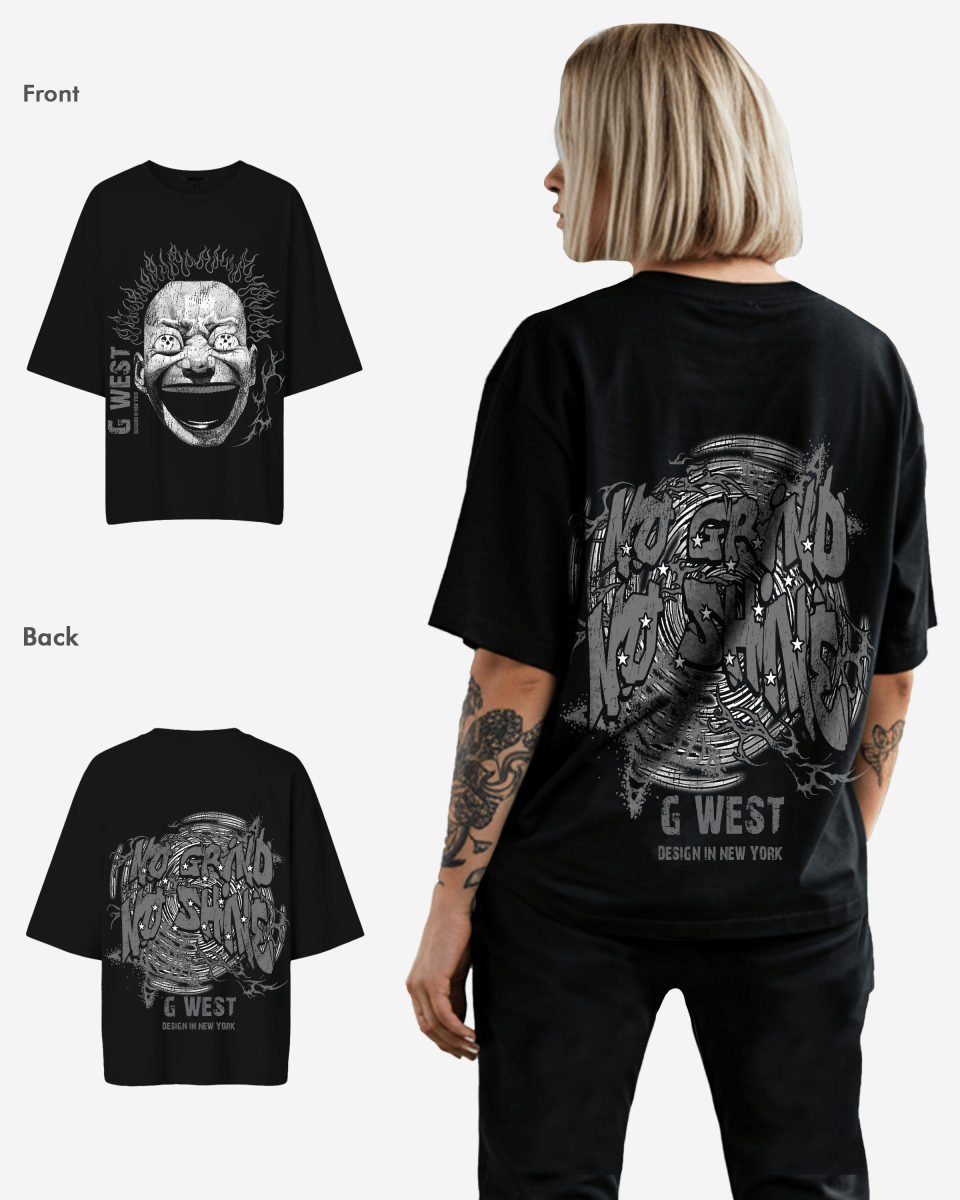 G West Electrical Einstein Oversized Tee - WOMEN - G West