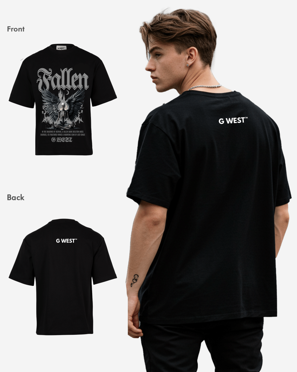 G - WEST Fallen Oversized Tee - GWROJMT7 - G West