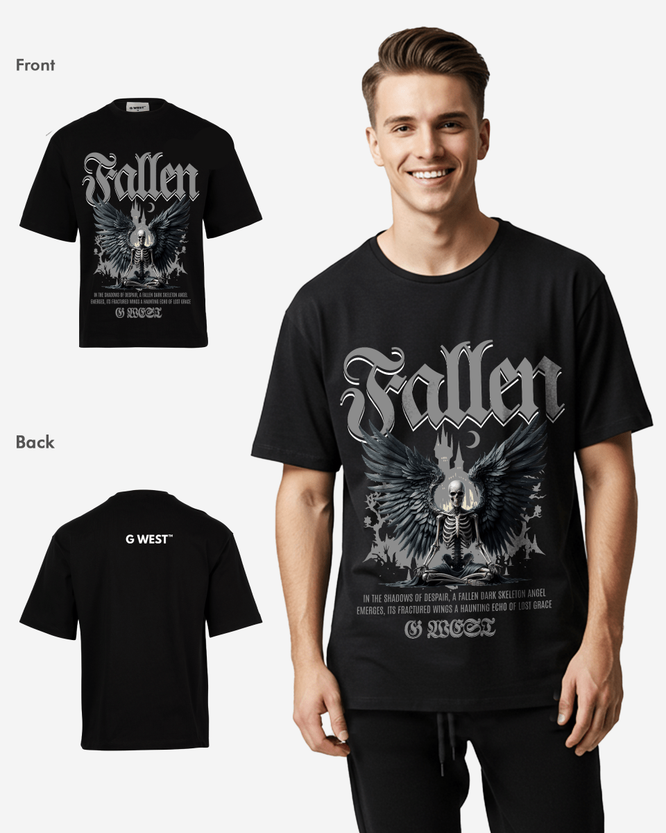 G - WEST Fallen Oversized Tee - GWROJMT7 - G West