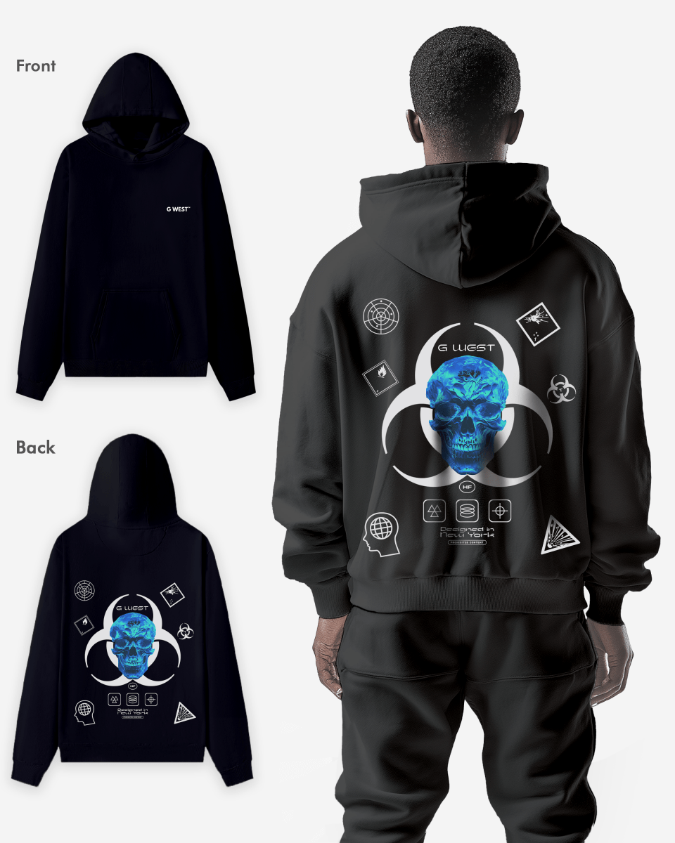 G West False Face Hoodie Mens Style : Gwhlhd9005 - 3 Colors - G West