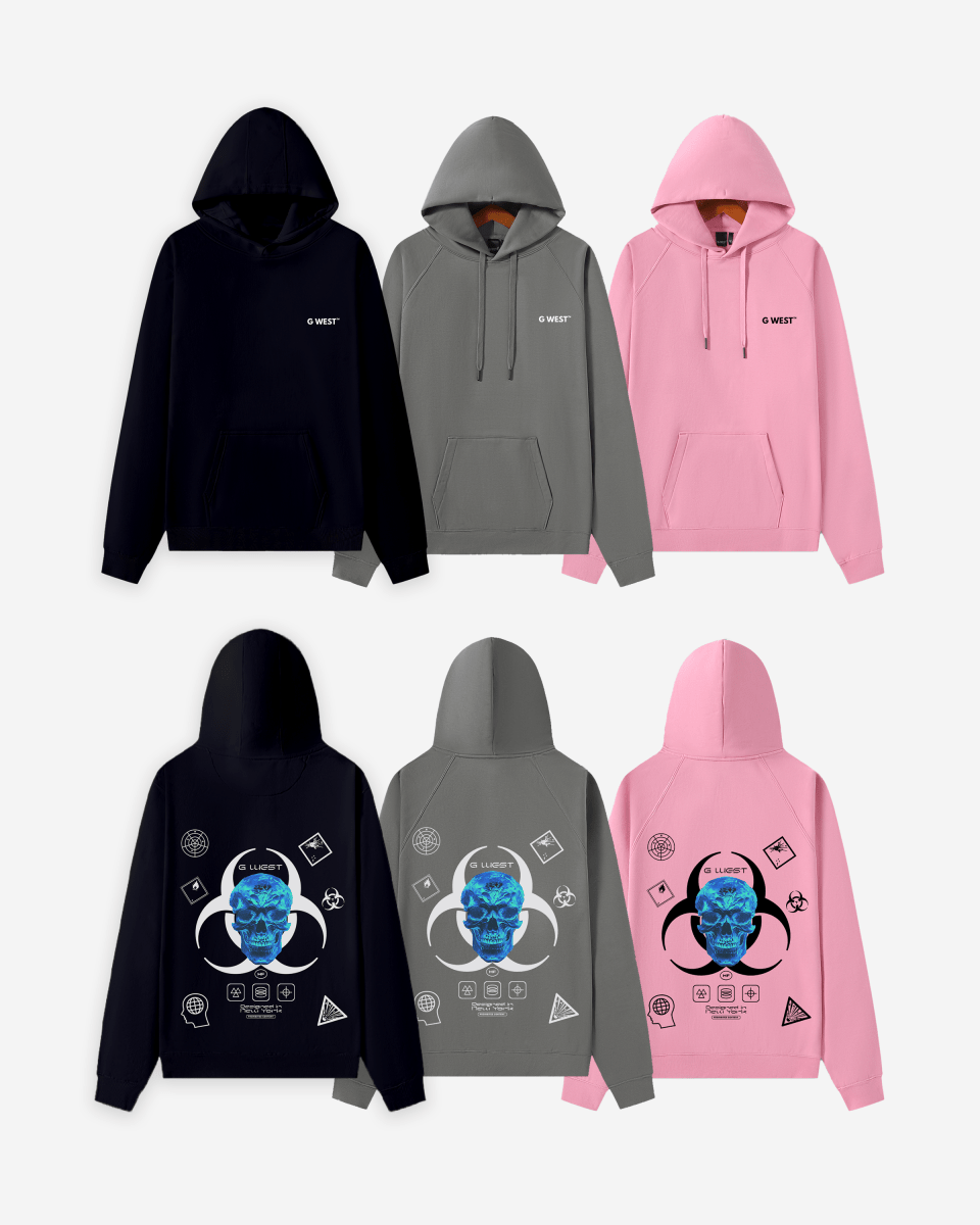 G West False Face Hoodie Mens Style : Gwhlhd9005 - 3 Colors - G West