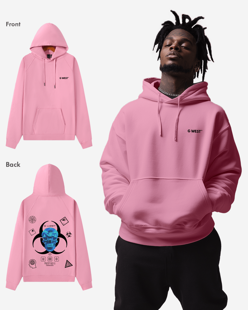 G West False Face Hoodie Mens Style : Gwhlhd9005 - 3 Colors - G West