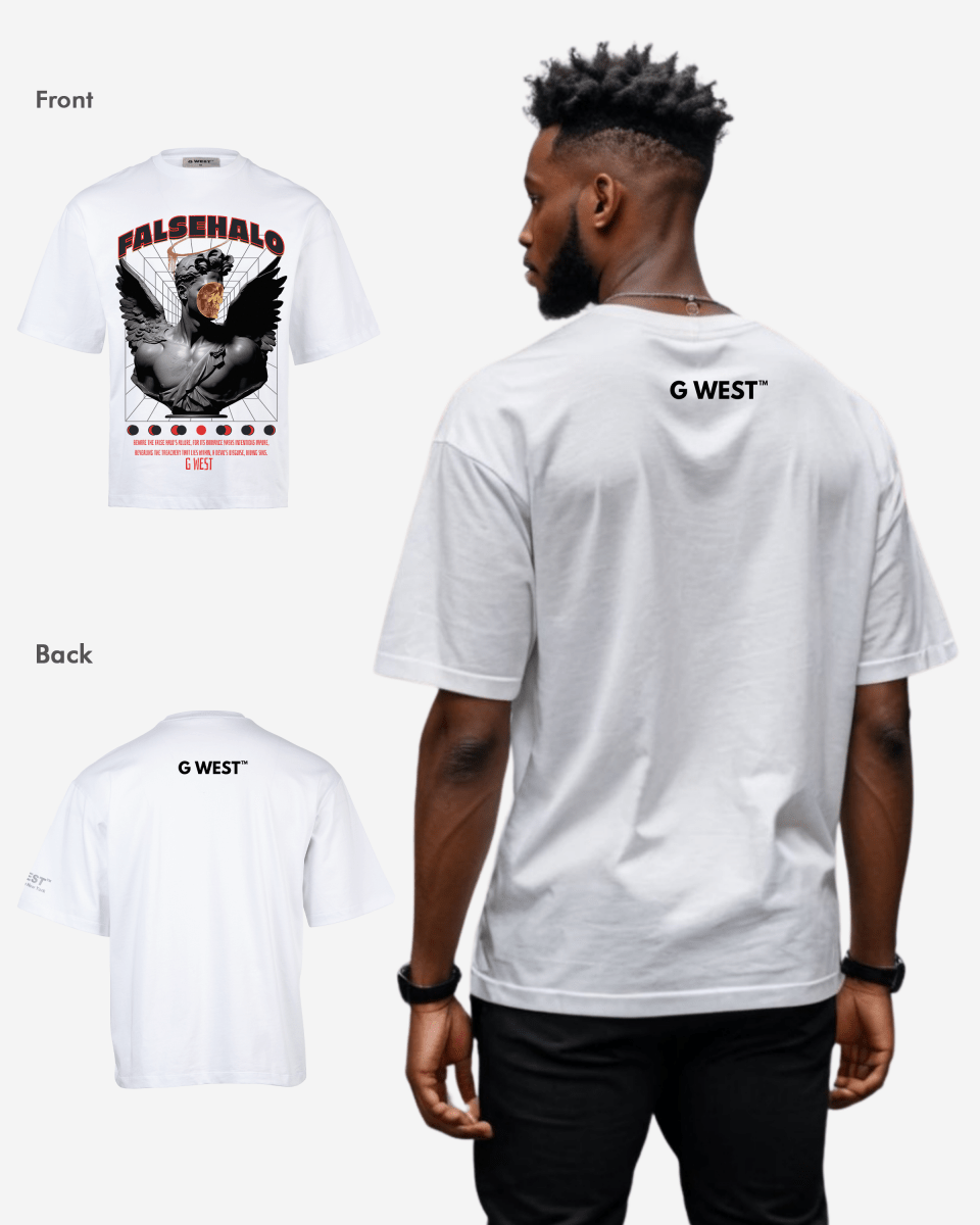 G - WEST FALSEHALO OVERSIZED TEE GWROJMT45 - G West