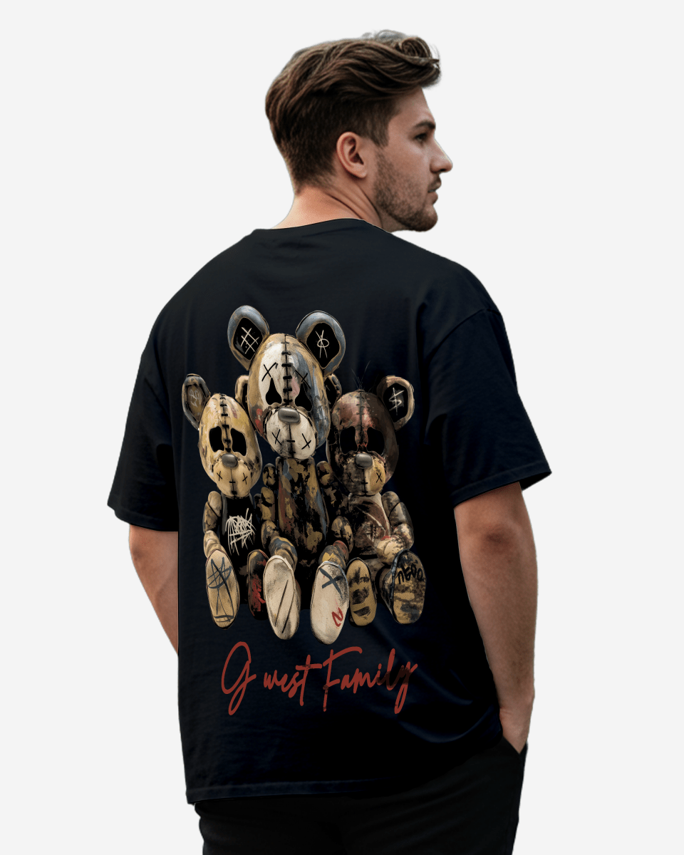 G West Family Black Tee Big and Tall - G West
