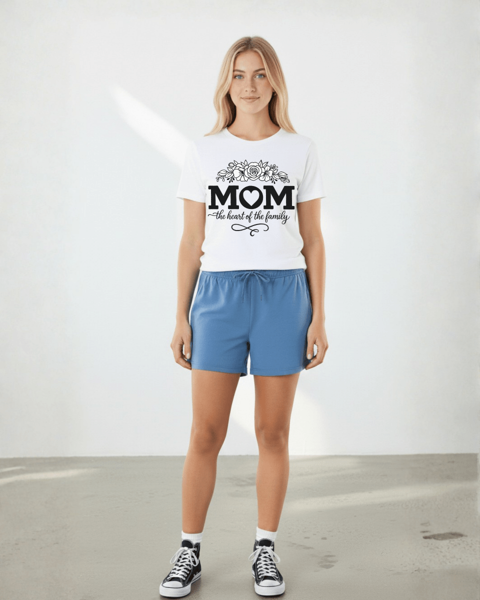 G - West Family Heart Mom Women T-Shirt - G West