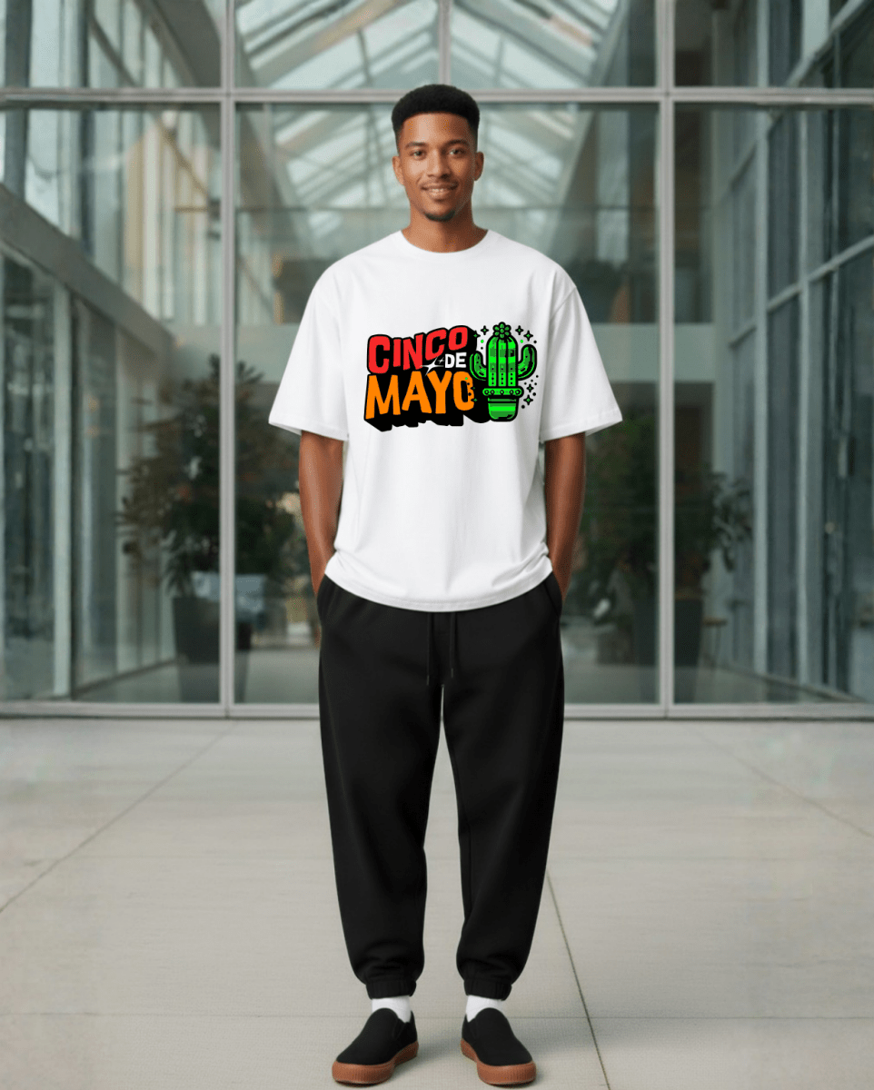 G West Fiesta Cactus Cinco de Mayo T-Shirt - G West