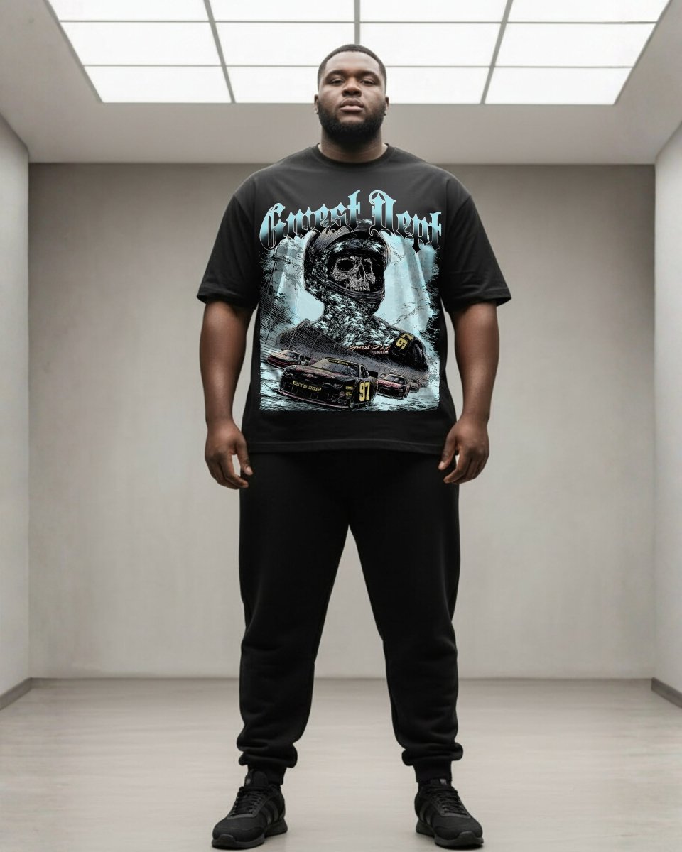 G West Final Lap Men's Big And Tall T-Shirt - G West