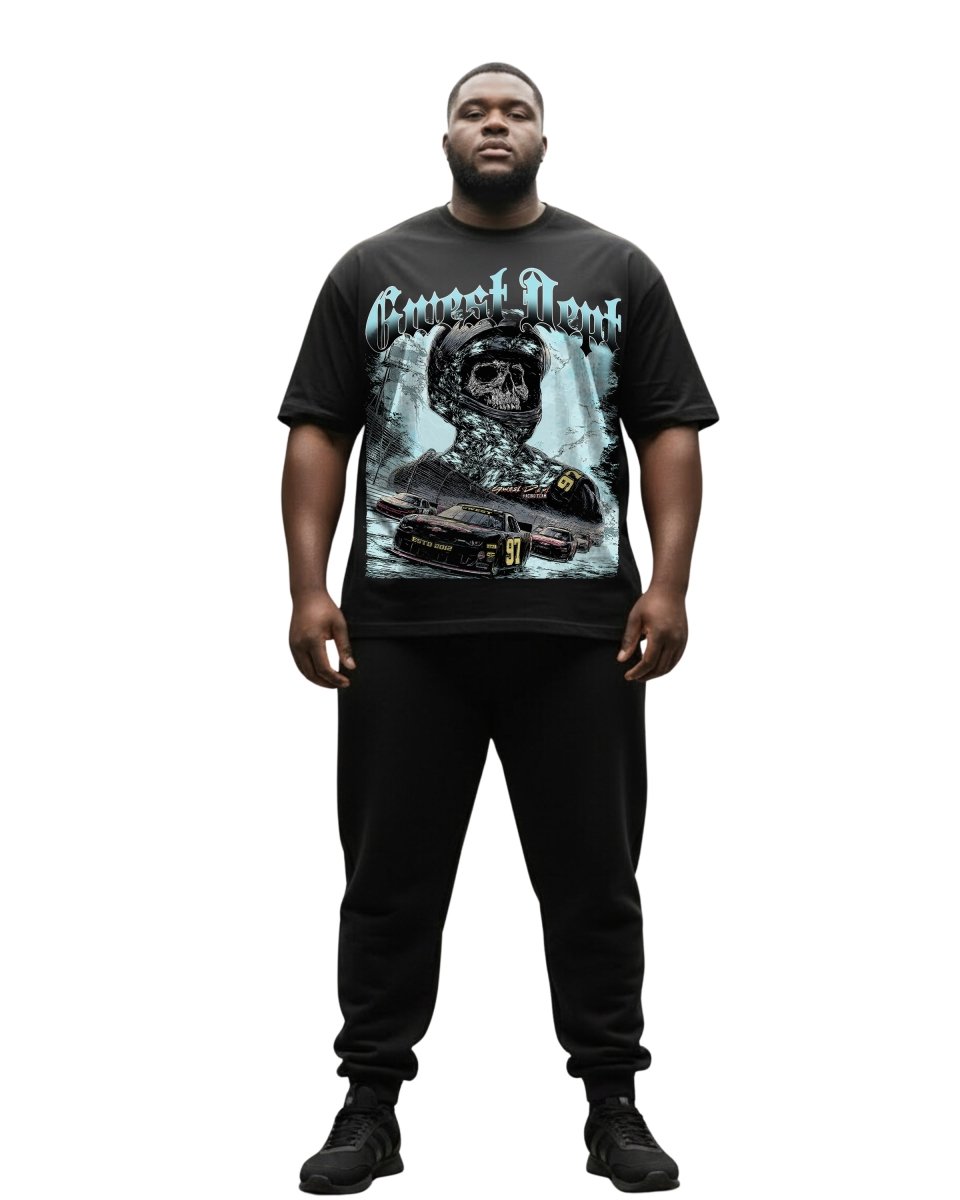 G West Final Lap Men's Big And Tall T-Shirt - G West