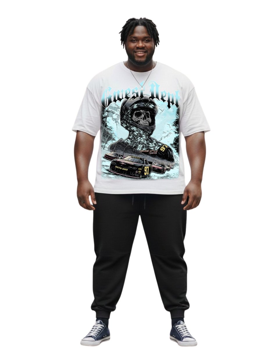 G West Final Lap Men's Big And Tall T-Shirt - G West