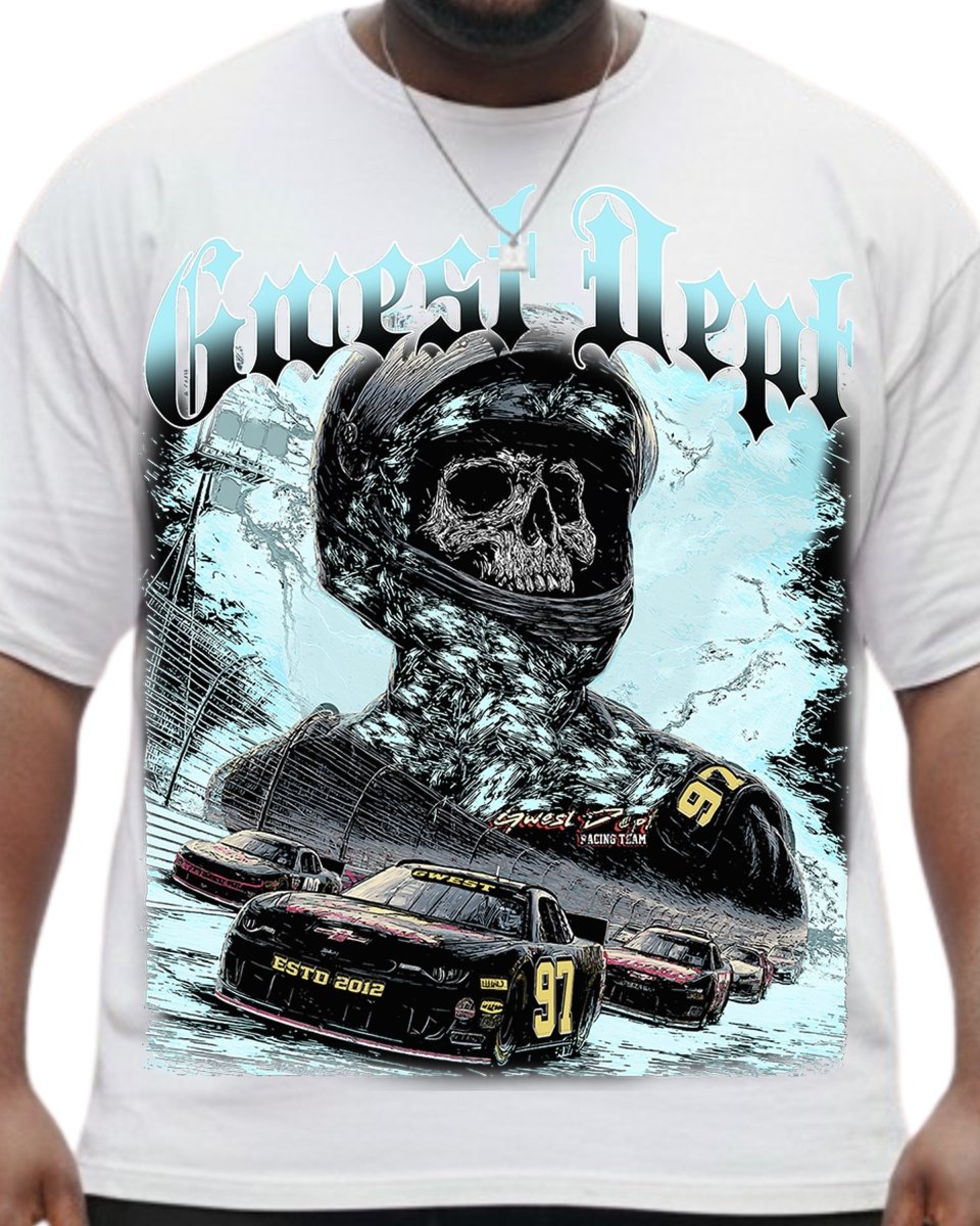 G West Final Lap Men's Big And Tall T-Shirt - G West