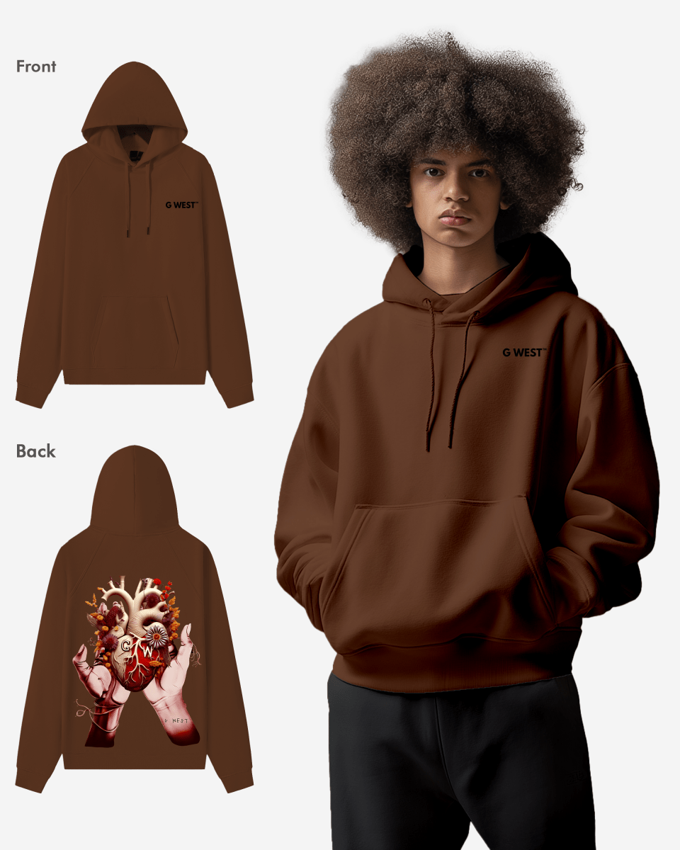 G West Flower Heart Hoodie - 4 Colors - G West