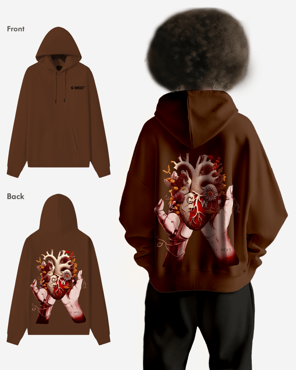 G West Flower Heart Hoodie - 4 Colors - G West