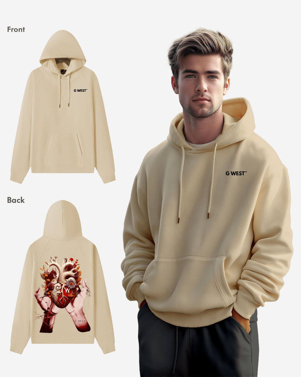 G West Flower Heart Hoodie - 4 Colors - G West