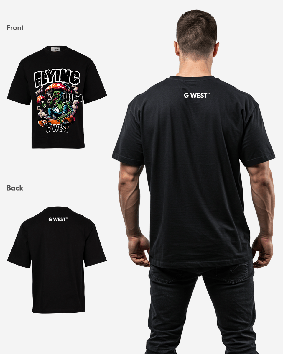 G - WEST FLYING HIGH OVERSIZED TEE GWROJMT82 - G West