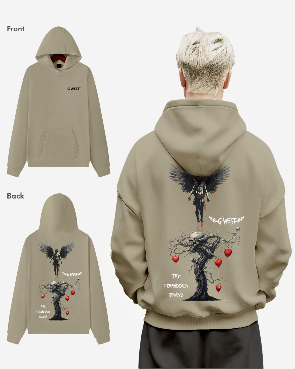 G West Forbidden Brand Heavy Premium Oversize Hoodie - G West