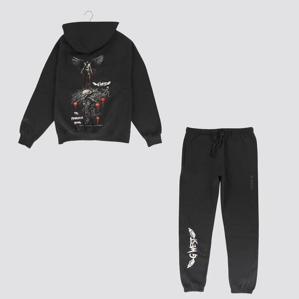 G West Forbidden Hoodie & Jogger :Gwrset5029 - 2 Colors - G West