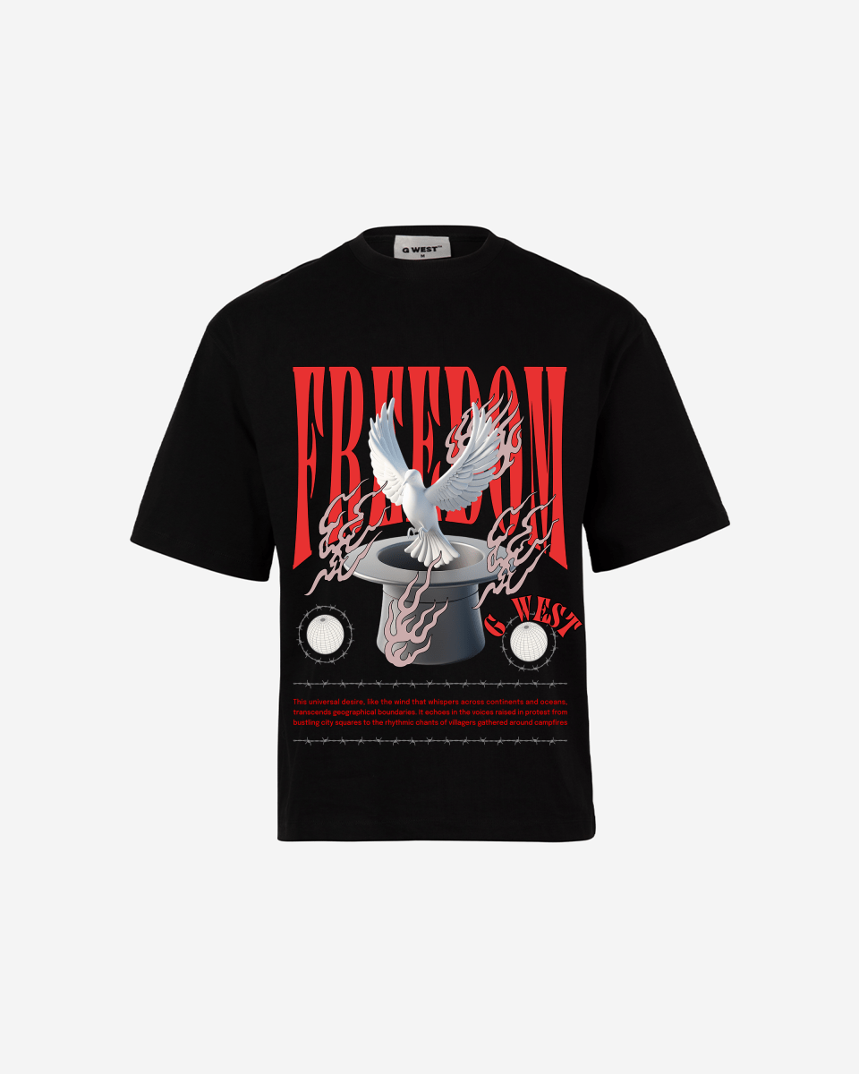 G - WEST FREEDOM OVERSIZED TEE GWROJMT198 - G West