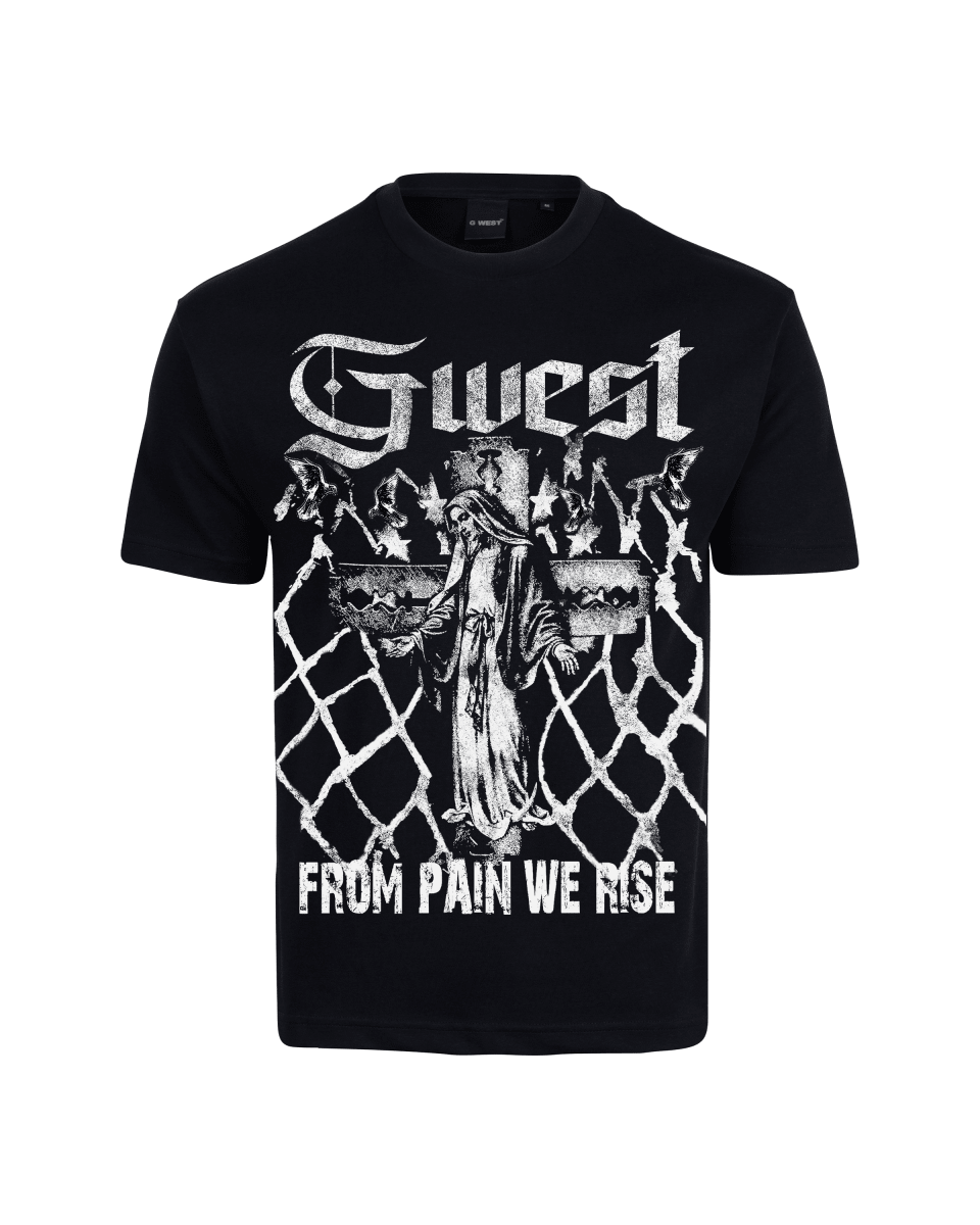 G West From Pain We Rise Oversized Men's T-Shirt - G West