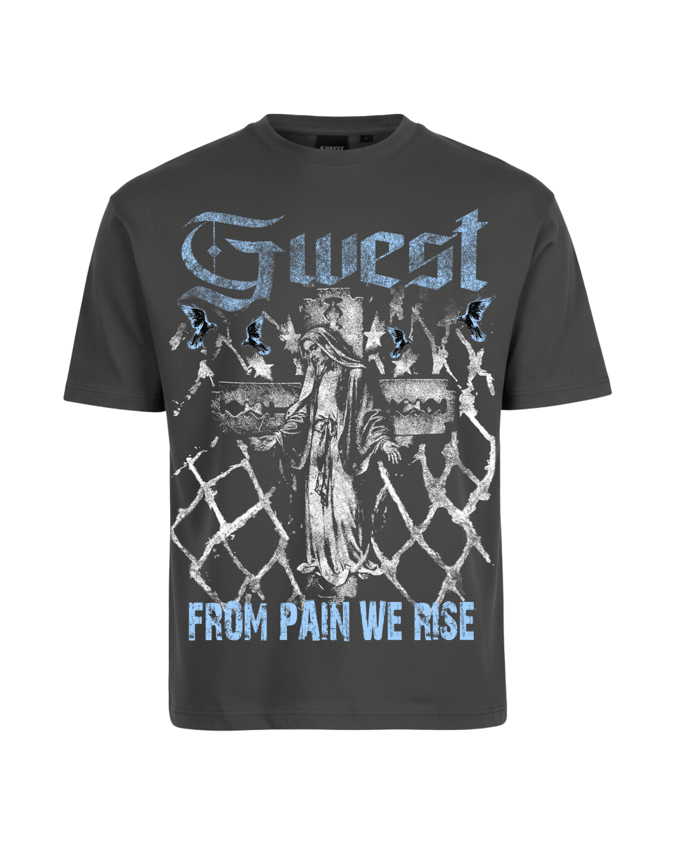 G West From Pain We Rise Oversized Men's T-Shirt - G West