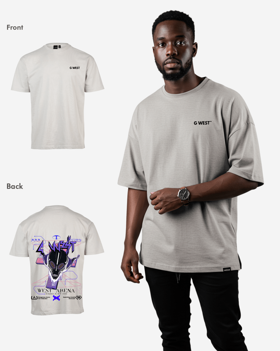 G West Future Journey Life Style Oversized Tee Mens Style - G West