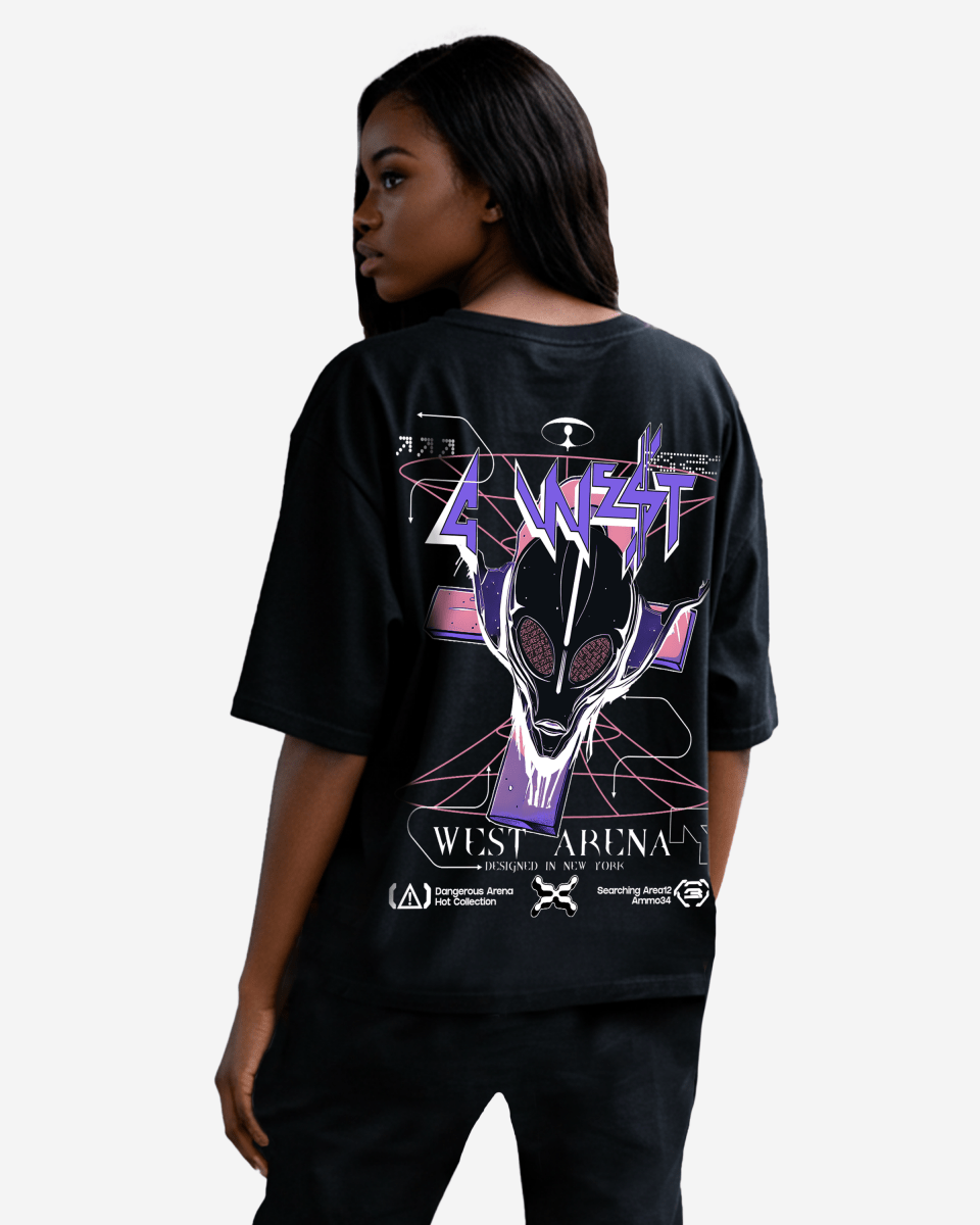 G West Future Journey Lifestyle Oversized Tee - WOMEN - G West