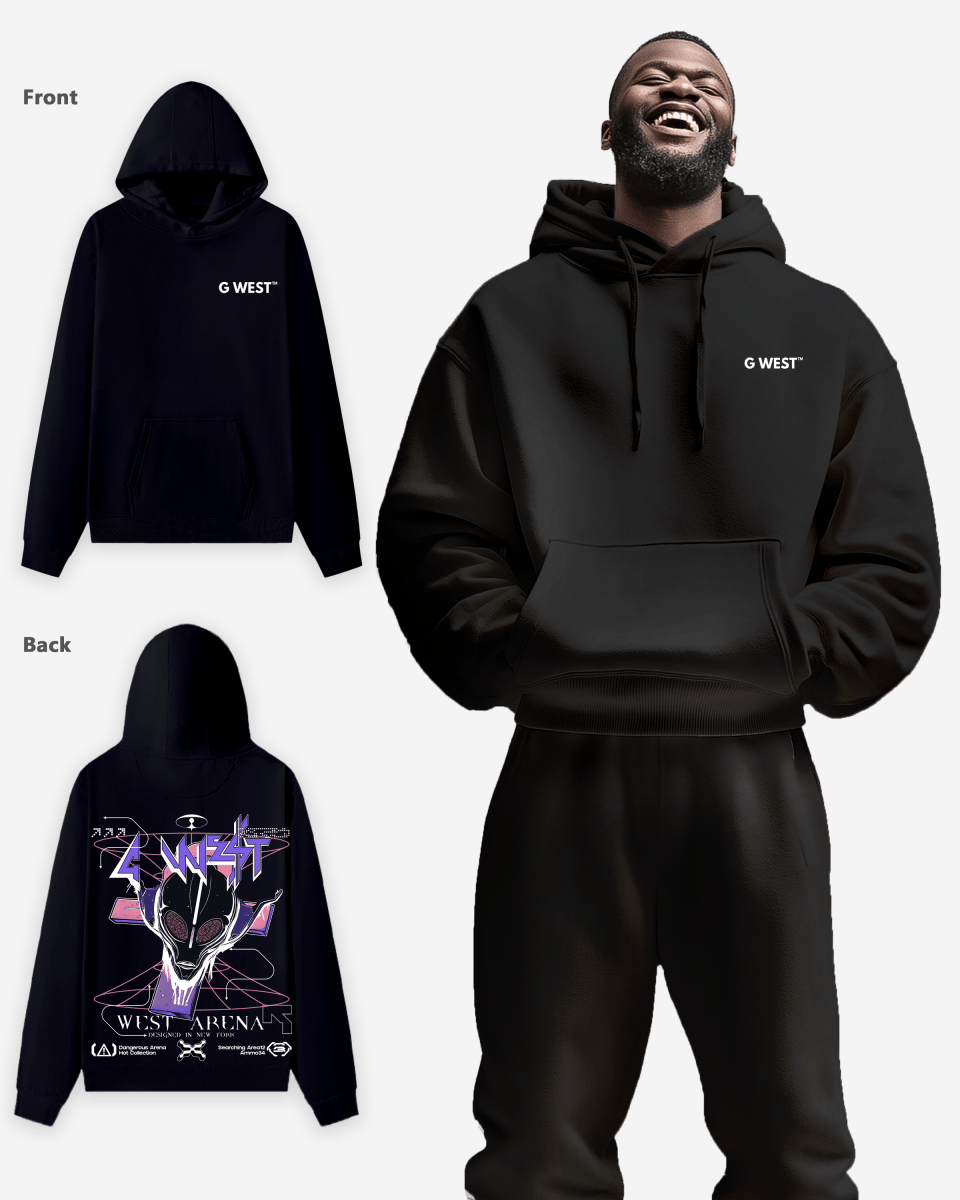 G West Future Journey Oversize Hoodie Mens Style - G West